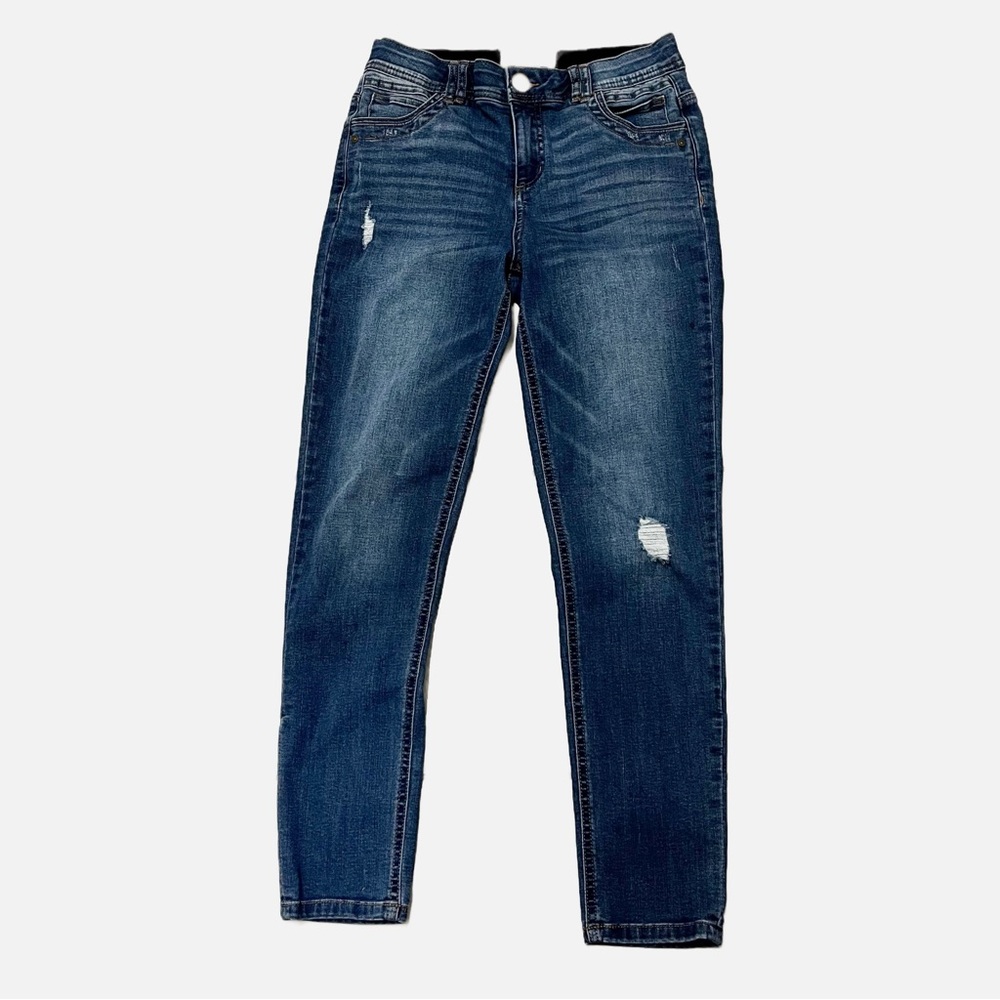 Democracy Ab-Technology Distressed Skinny Ankle Jeans Size 6